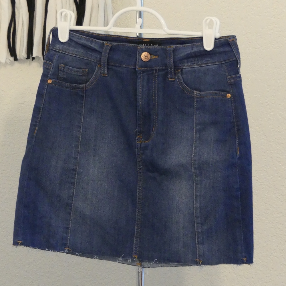 Mini jeans skirt